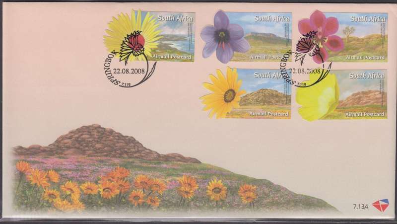 RSA - Flowers of Namaqualand FDC 7.134 - SACC 1896