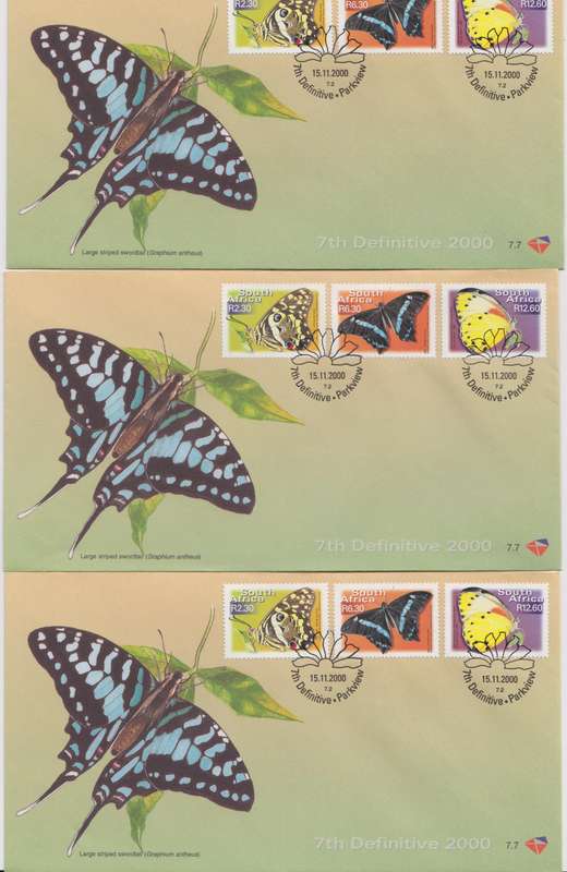 RSA - 3 x 7th Definitive FDC 7.7  - SACC