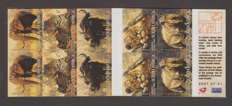 RSA - Big Five Booklet No.72 (SACC 1828)