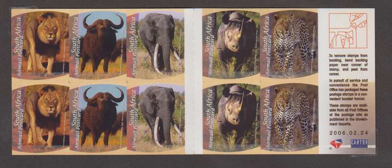 RSA - Baby Big Five Booklet No.69 (SACC 1768)