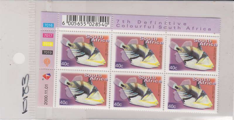 RSA - 7th Definitive 40c First Print (SACC 1297)