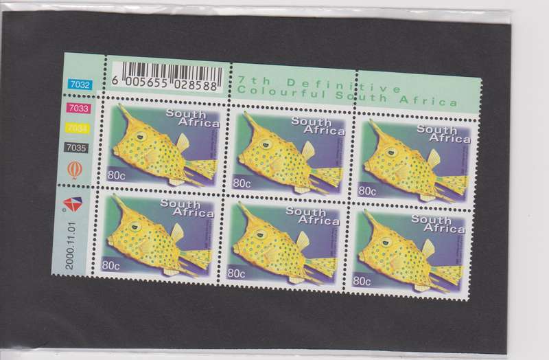 RSA - 7th Definitive 80c - First Print (SACC 1301)