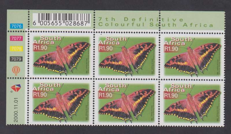 RSA - 7th Definitive R1,90 - First Print (SACC 1404)