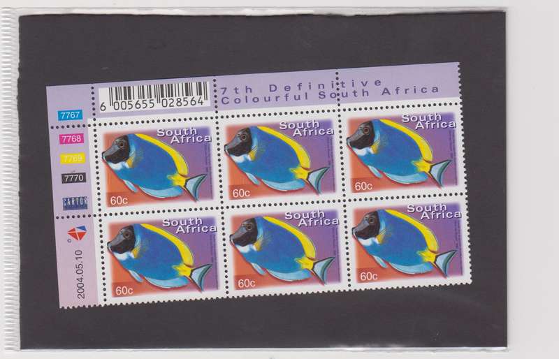 RSA - 7th Definitive 60c - Reprint 2004/05/10 - Control block - SACC 1299a