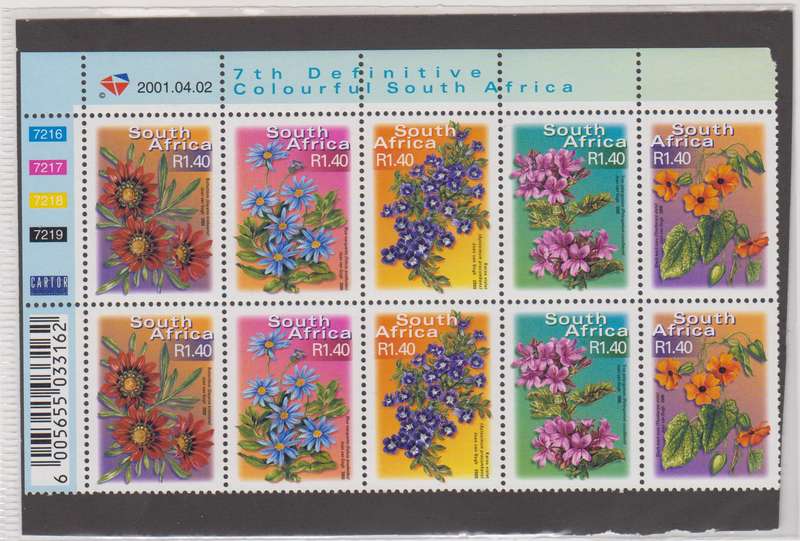 RSA - 7th Definitive R1,40 - 2001/04/02 - Control block - SACC 1358-1362