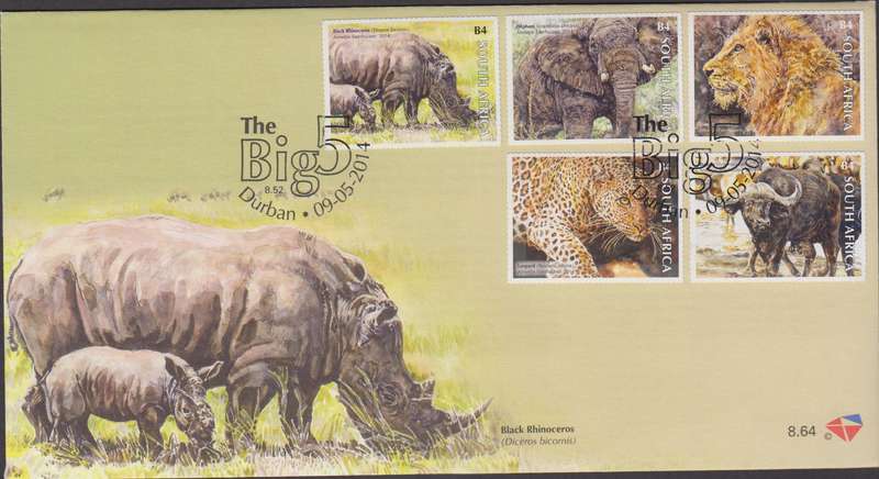 RSA - The Big Five B4 - FDC 8.64  - SACC 2262
