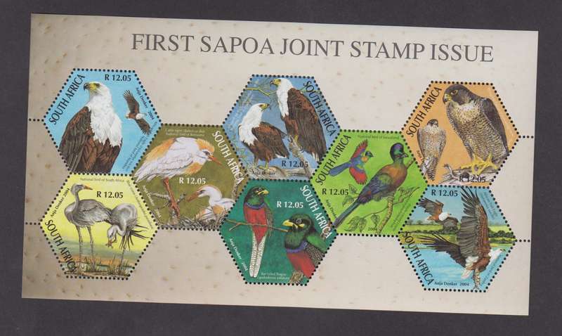 RSA - SAPOA 1st Joint Issue MNH Sheet - SACC 1680