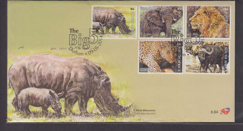 RSA - The Big Five B4 - FDC 8.64  - SACC 2262