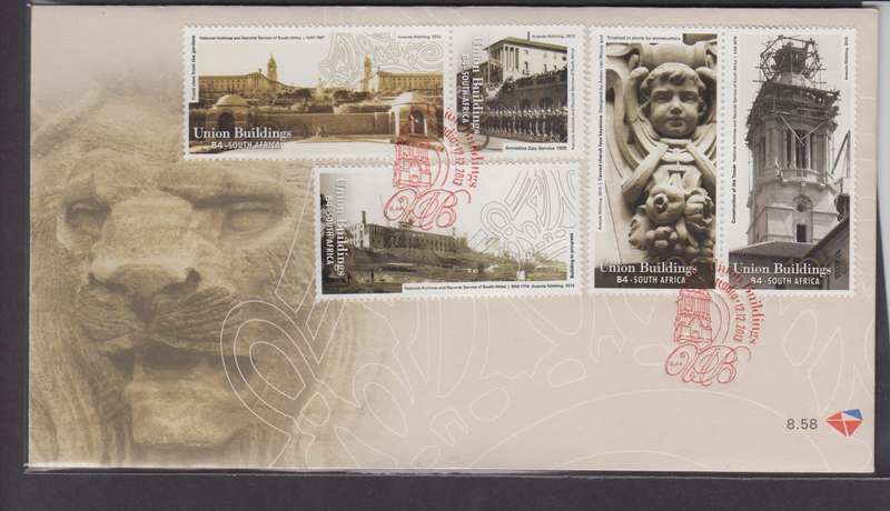 RSA - Centenary of the Union Buolding - FDC 8.58  - SACC 2260
