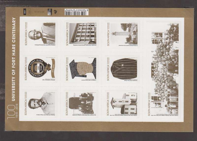 RSA - 2017 University of Fort Hare - MNH Sheet