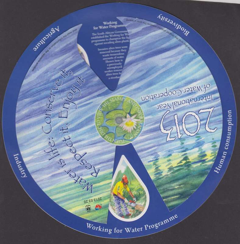 RSA - 2013 Water Cooperation - MNH Full Sheet - SACC 2235