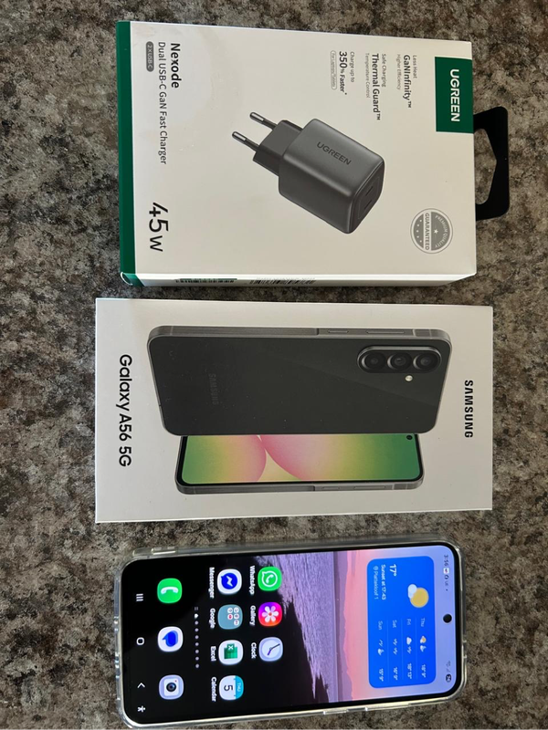 Samsung a56 Black 256gb Mint as new