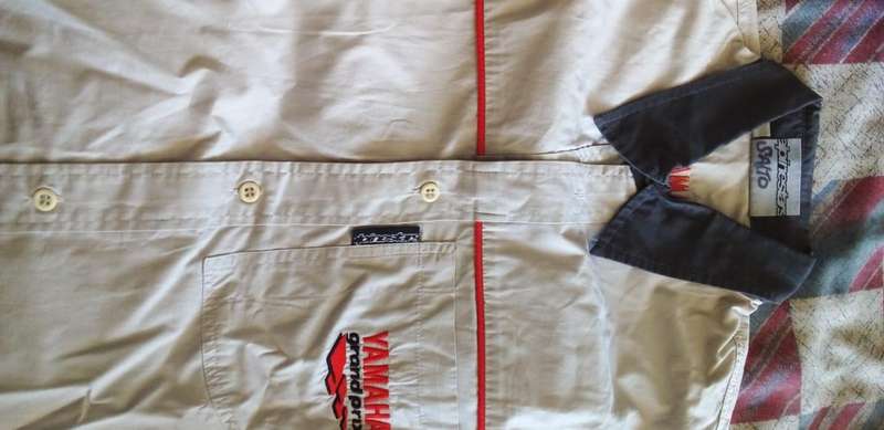 PHAKISA GOLDFIELDS GRANDPRIX YAMAHA TEAM ORIGINAL SHIRT.SAITO TEAM MEMBER.