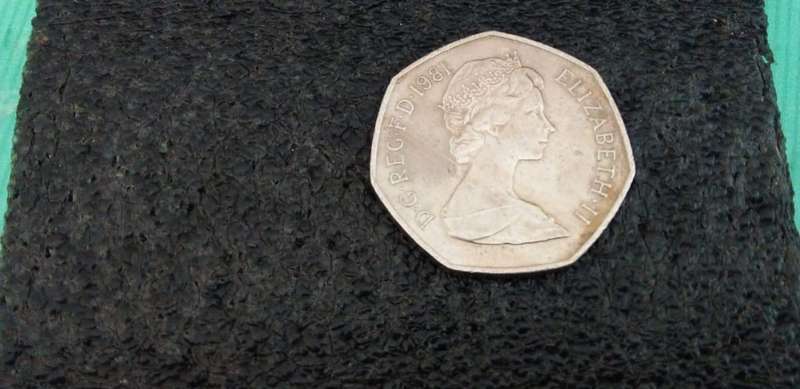 British 1981 50 new pence.