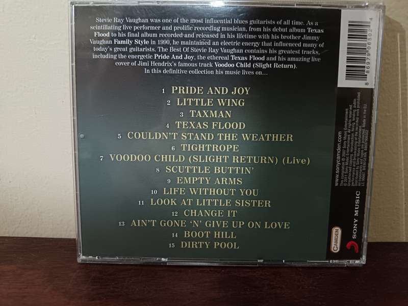 The Best of Stevie Ray Vaughan Music CD