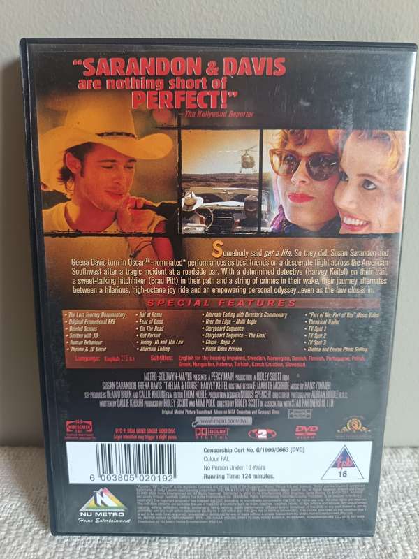 Thelma & Louise Special Edition DVD