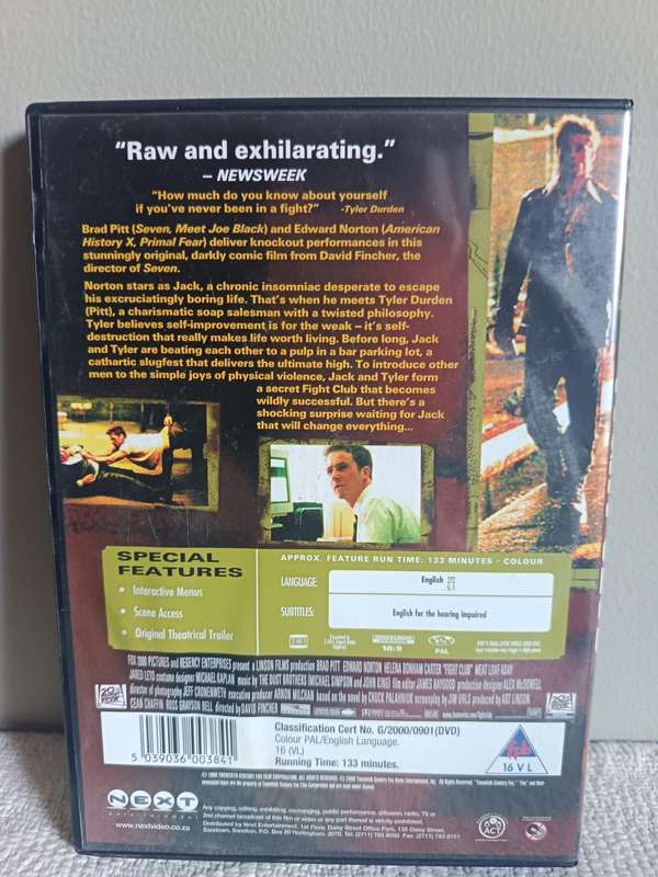 Fight Club DVD