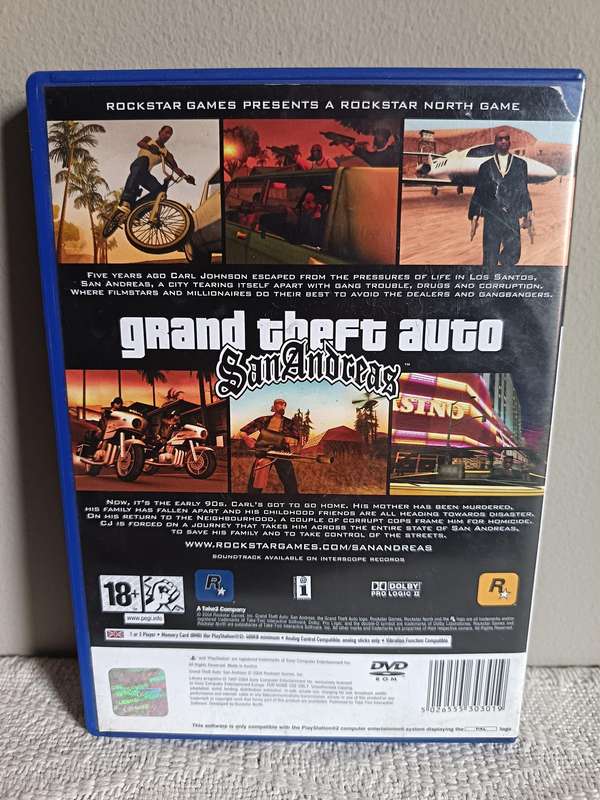 Grand Theft Auto San Andreas PS2