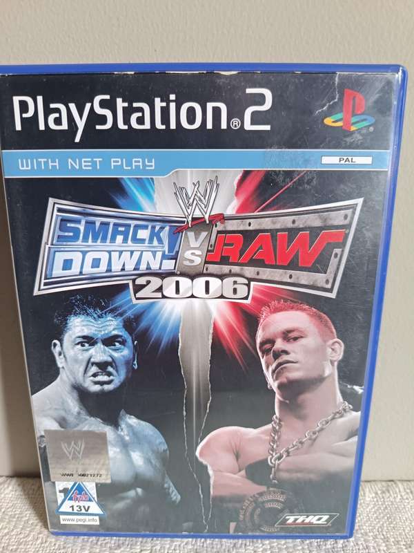 WWE SMACKDOWN VS RAW 2006 PS2