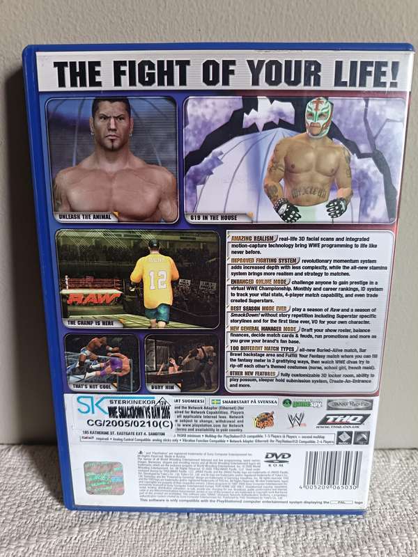 WWE SMACKDOWN VS RAW 2006 PS2