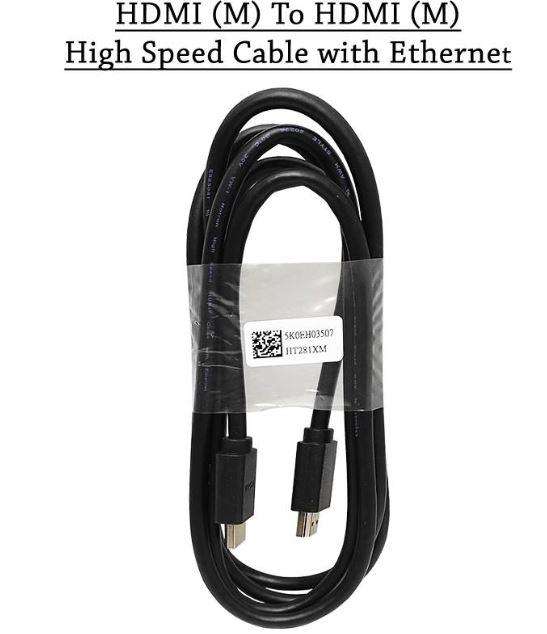 Dell HDMI (M) To HDMI (M) High Speed HDMI Cable with Ethernet 1.8m
