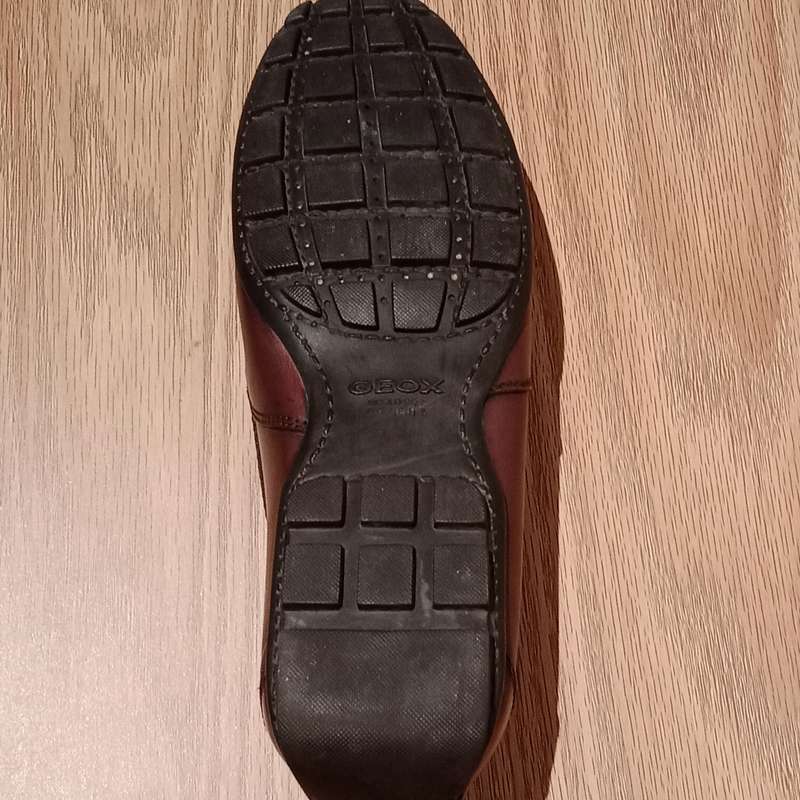GEOX Respira Men's Loafers Size 9 (43.5) Genuine Brown Leather