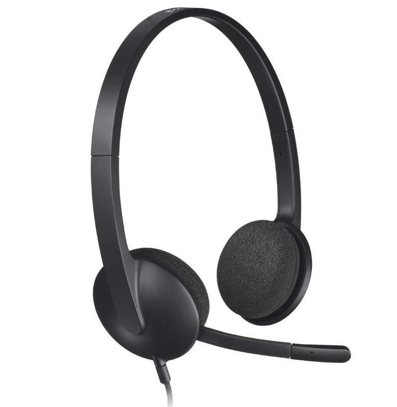 Logitech H340 USB Headset with Noise-Cancelling microphone USB-A