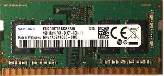 Samsung M471A5244CBO-CRC 4GB 1Rx8 DDR4 2400T OEM SO-DIMM Laptop Memory