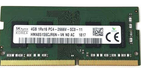 Sk Hynix 4GB 1Rx16 Pc4-2666V-Sc0-11 So-dimm Laptop Ram OEM
