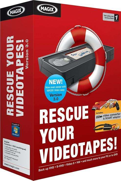 Magix Rescue Your Videotapes 3.0 (PC) with Adapters