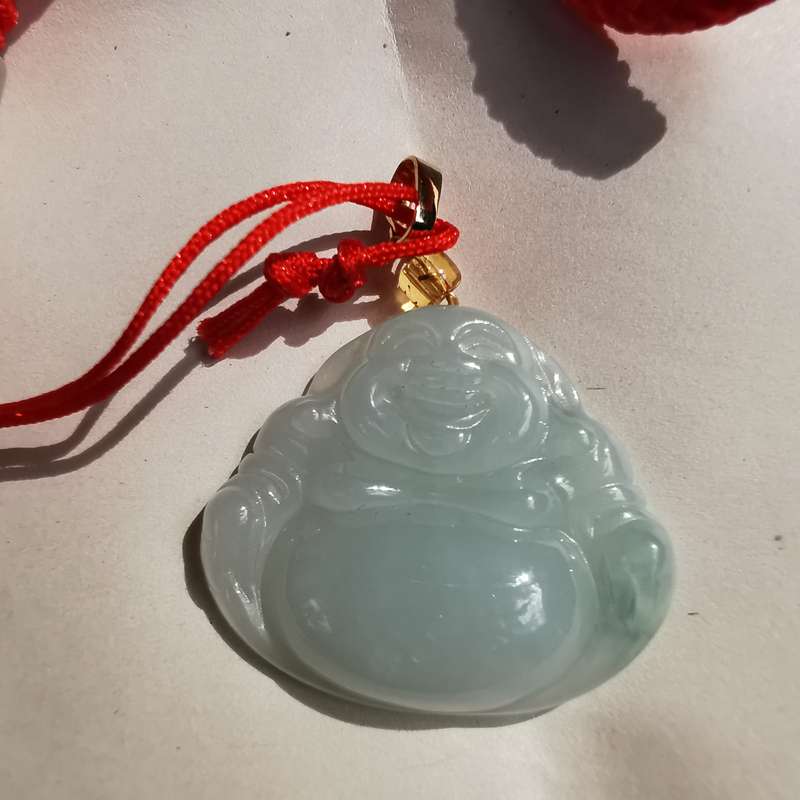 Antique Chinese BUDDHA jade Pendant