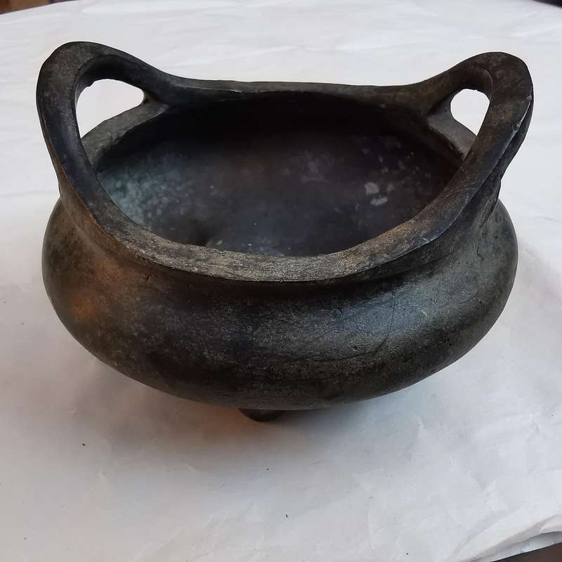 Chinese antique Late 18th century Qing Dynasty copper censer