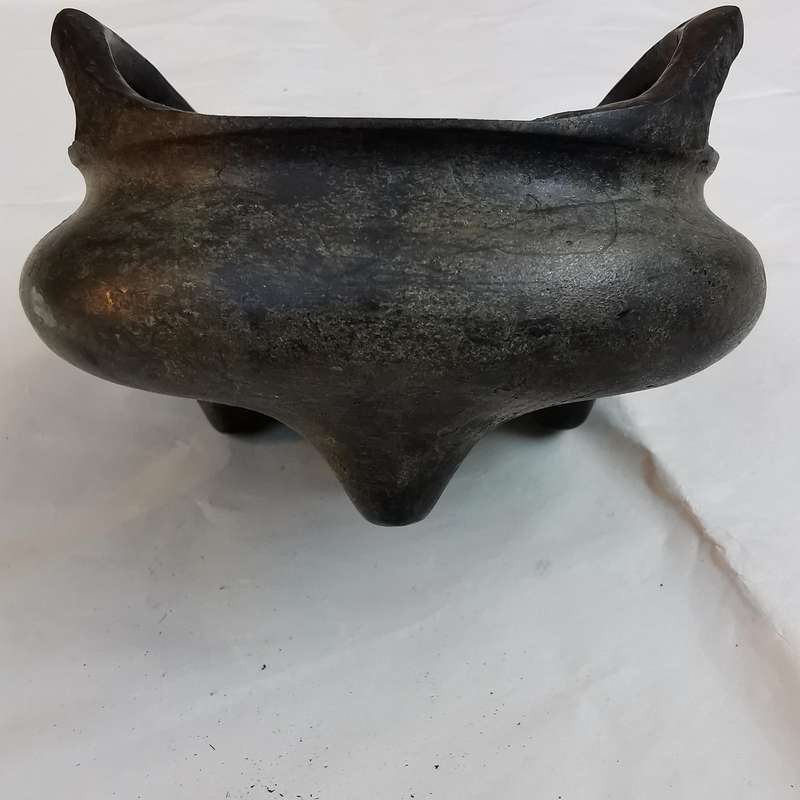 Chinese antique Late 18th century Qing Dynasty copper censer