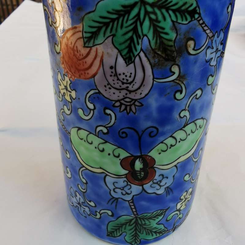 Antique Chinese Porcelain pen holder MINGUO(Late Qing Dynasty1875-1912)