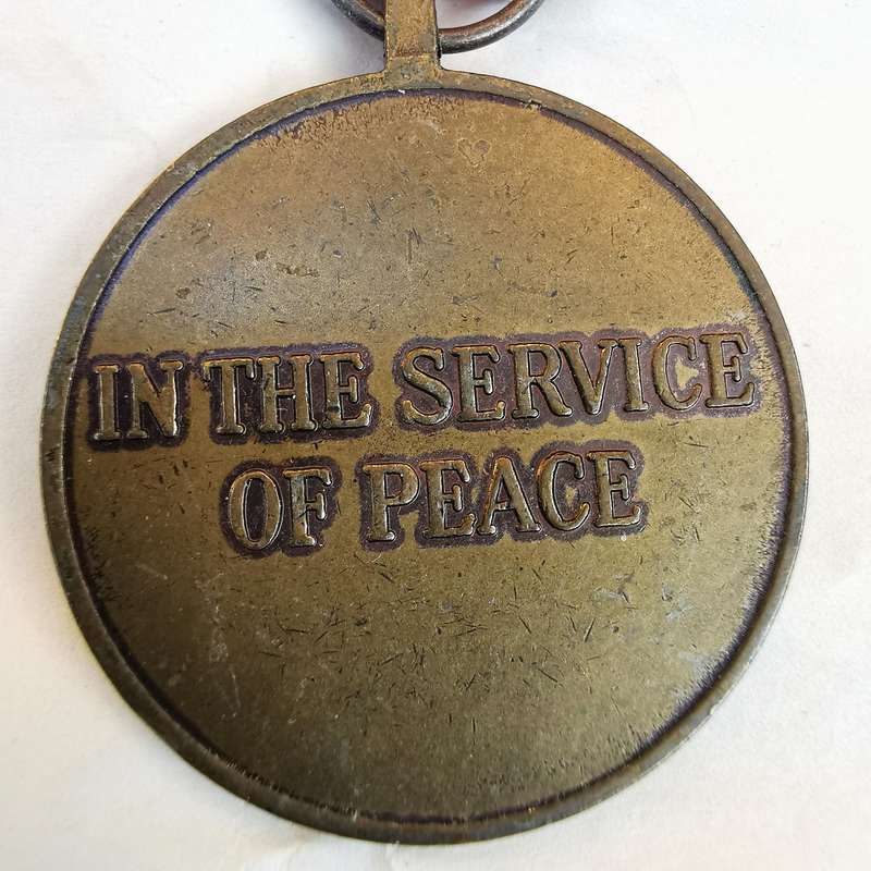MEDAL LARGE UNITED NATIONS IN SERVICE OF PEACE