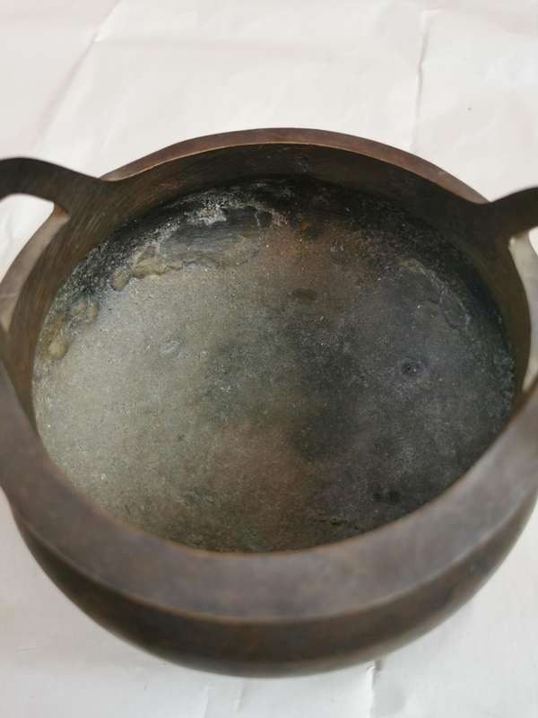 Chinese antique Late 19th century Qing Dynasty copper censer