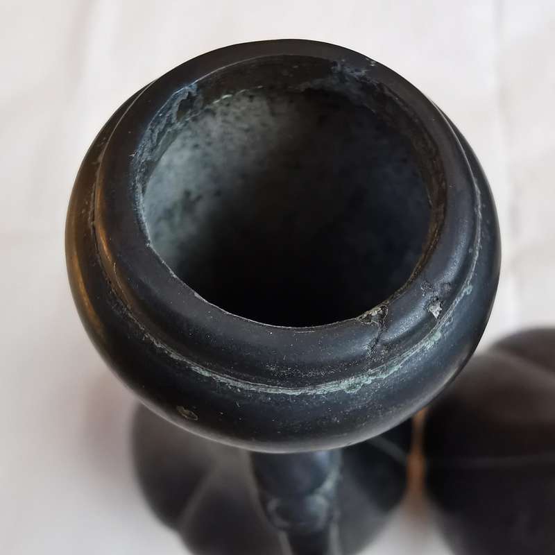 SOLID BRONZE ANTIQUE CHINESE VASE(MINGUO)