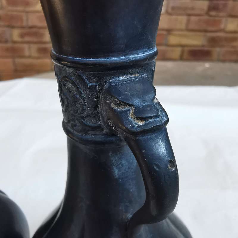 SOLID BRONZE ANTIQUE CHINESE VASE(MINGUO)