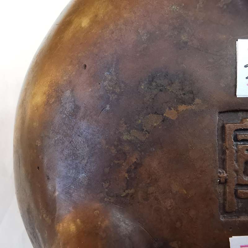 Chinese antique Late 19th century Qing Dynasty copper censer