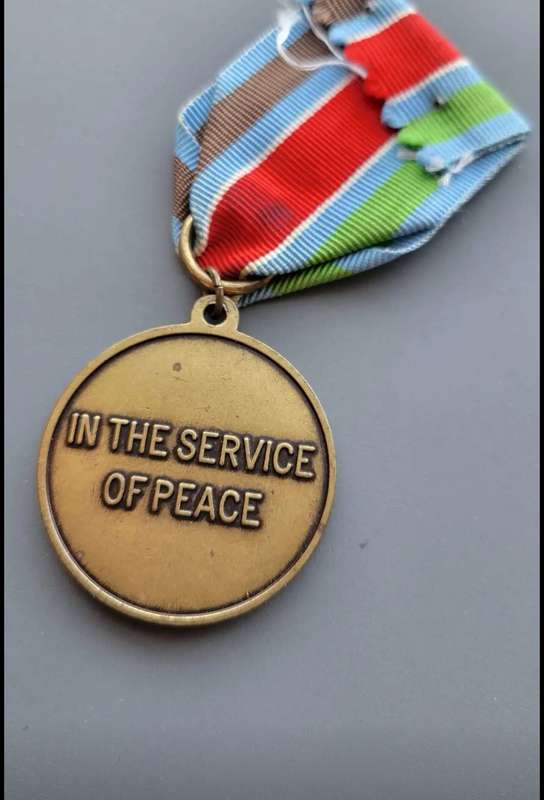 MEDAL LARGE UNITED NATIONS IN SERVICE OF PEACE