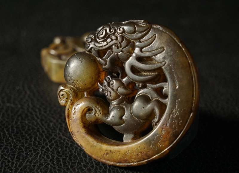 Chinese Jade Original Carving(Late Qing Dynasty1875-1912)