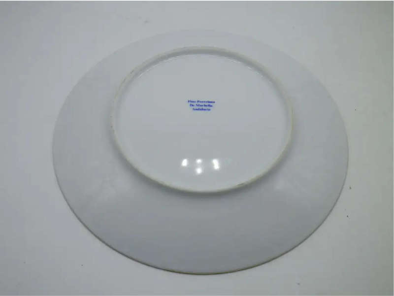 ADORABLE YORKIE DISPLAY PLATE! FINE PORCELAIN MARBELLA ANDALUSIA SPAIN SIGNED M CLEAVER