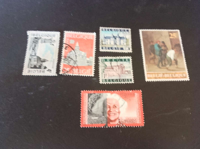 Belgie/Belgique stamps x68