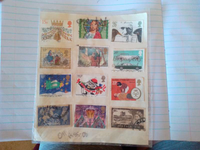 Great Britain stamps x 12