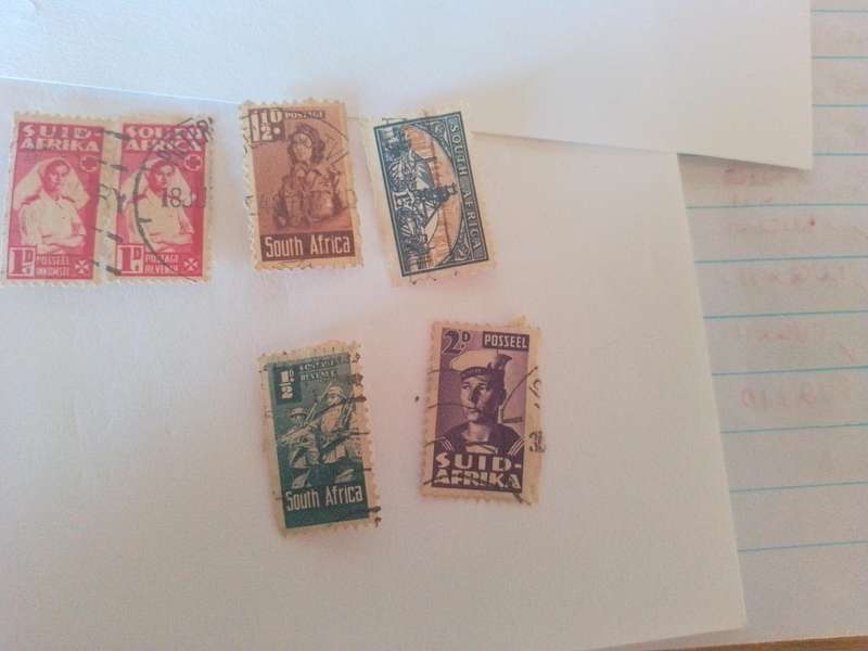 South Africa 1d 11/2d and 2d stamps