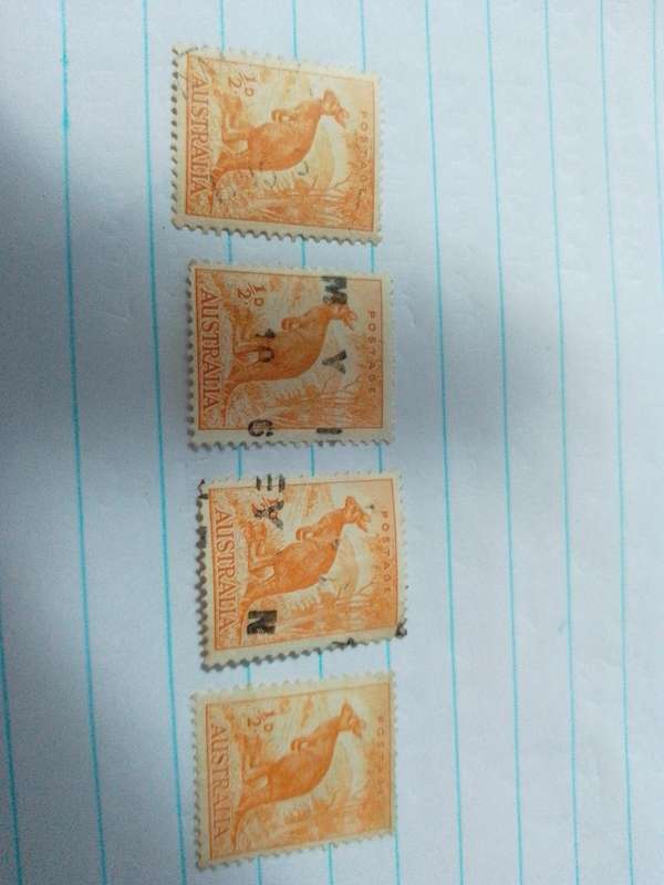 Australia stamps x 4