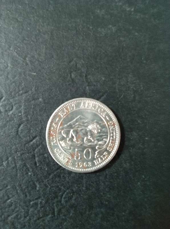1963 East Africa half shilling