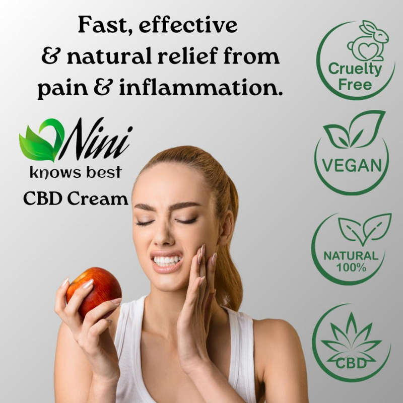 Nini Knows Best. 50g CBD cream for sensitive skin and Pets