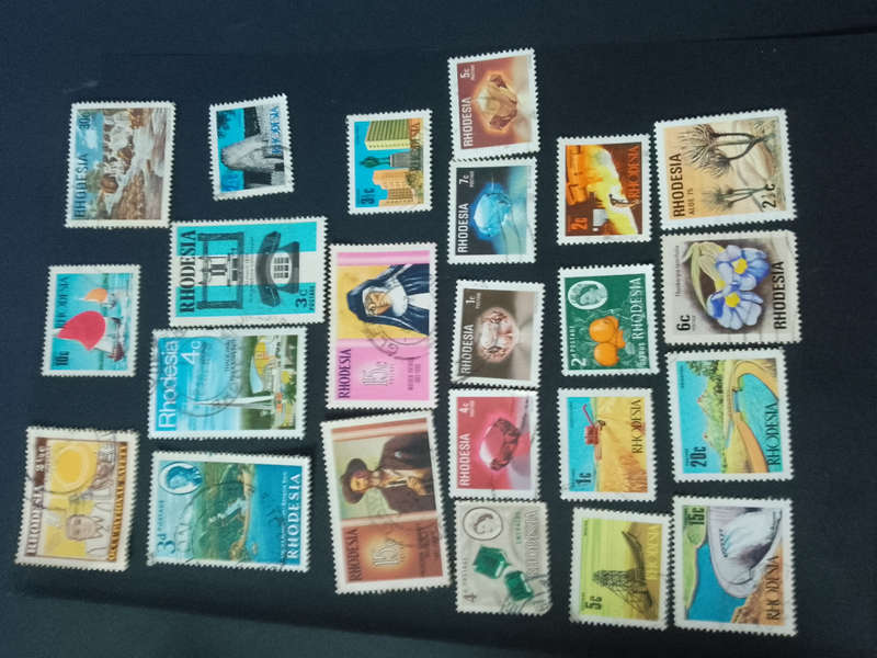 Rhodesia stamps mix x 23