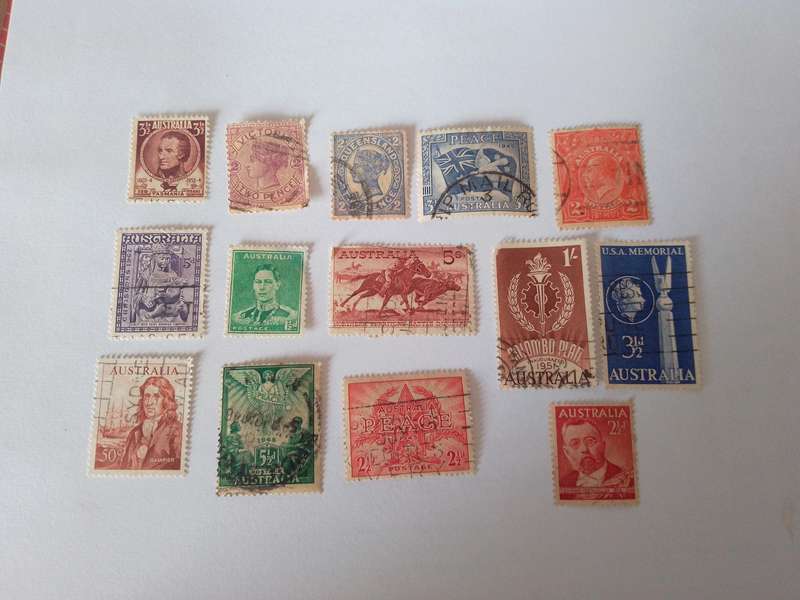 Australia stamps x 14